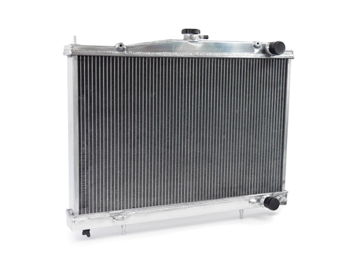 Nissan Skyline R33-R34 Full Alloy Performance Radiator (52mm Pro Series) - Polished Nissan Skyline R33-R34 Full Alloy Performance Radiator (52mm Pro Series) - Polished