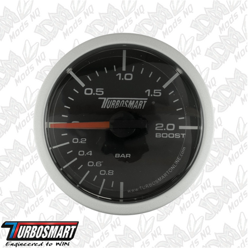 Turbosmart Boost Gauge 0-2 BAR 52mm – 2 1/16″ TS-0101-2025 Turbosmart Boost Gauge 0-2 BAR 52mm – 2 1/16″ TS-0101-2025