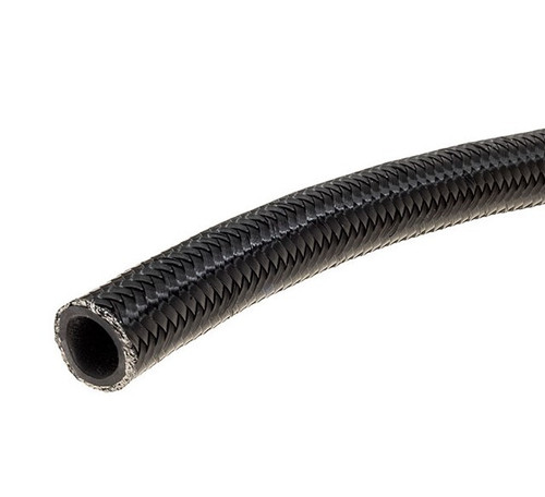 Raceworks 140 Series AN-6 Black Stainless Steel Braided Cutter E85 Hose RWH-140-06