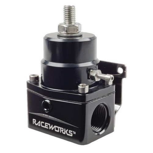 Raceworks EFI Adjustable FPR Fuel Pressure Regulator 3x AN-10 ORB Ports FPR-502BK