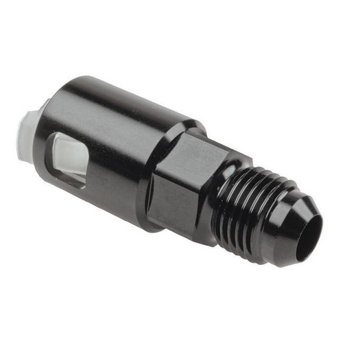 Raceworks Female SAE EFI Quick Connect Tube to AN Male Flare Straight Fittings (Plastic Insert)
