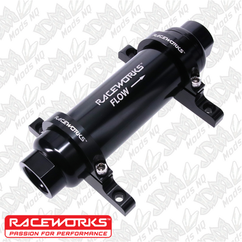 Raceworks 50mm Billet Fuel Filter Bracket ALY-076BK Raceworks 50mm Billet Fuel Filter Bracket ALY-076BK