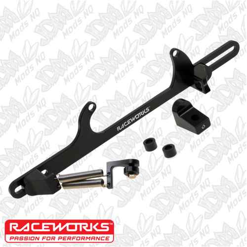 Raceworks 4500 Carby Throttle Cable Bracket ALY-117BK