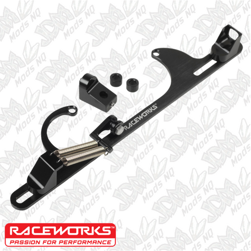Raceworks 4150 Carby Throttle Cable Bracket ALY-118BK