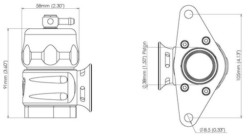 Turbosmart Type 5 BOV Blow Off Valves Supersonic - Subaru WRX 01-07/STI 01-21/FXT 06-08 Turbosmart Type 5 BOV Blow Off Valves Supersonic - Subaru WRX 01-07/STI 01-21/FXT 06-08