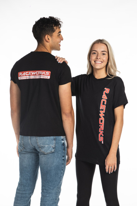 Raceworks "Raceworks Logo" Black T-Shirt Short Sleeve