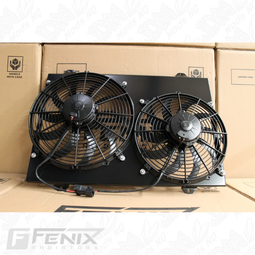 Full Alloy Radiator & Custom Shroud for Ford XC-XD-XE Falcon Full Alloy Radiator & Custom Shroud for Ford XC-XD-XE Falcon