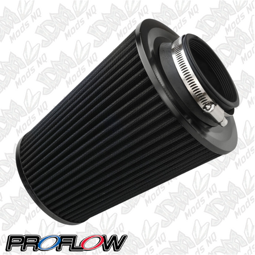 Proflow Air Filter Pod Style Black 190mm High 63.5mm (2-1/2in. ) Neck PFEAF-19063B Proflow Air Filter Pod Style Black 190mm High 63.5mm (2-1/2in. ) Neck PFEAF-19063B
