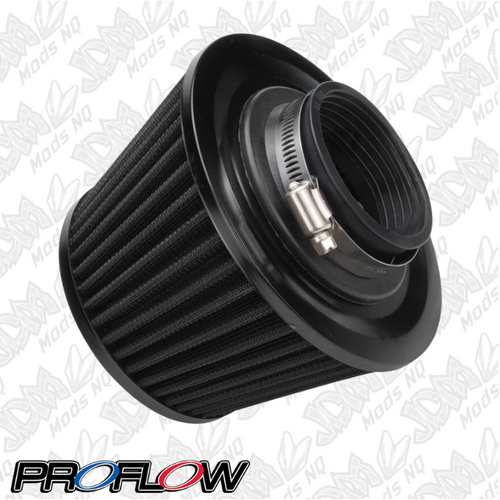 Proflow Air Filter, Pod Style, Black, 100mm High, 63.5mm (2-1/2') Neck PFEAF-10063B Proflow Air Filter, Pod Style, Black, 100mm High, 63.5mm (2-1/2') Neck PFEAF-10063B