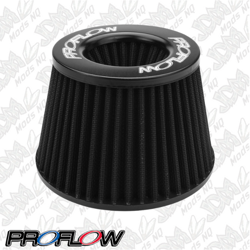 Proflow Air Filter Pod Style Black 100mm High 100mm (4in. ) Neck PFEAF-10100B