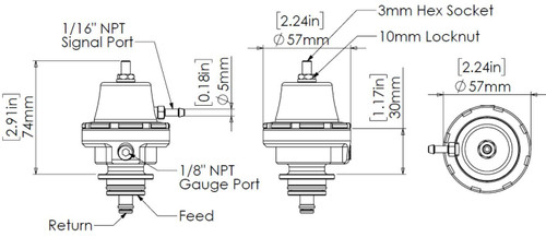 Turbosmart FPR Kompact Universal 1/8″ NPT (Sleeper) TS-0404-1015 Turbosmart FPR Kompact Universal 1/8″ NPT (Sleeper) TS-0404-1015