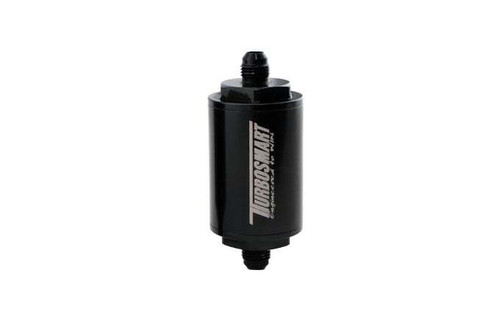 Turbosmart Billet Inline Fuel Filter 10um Black