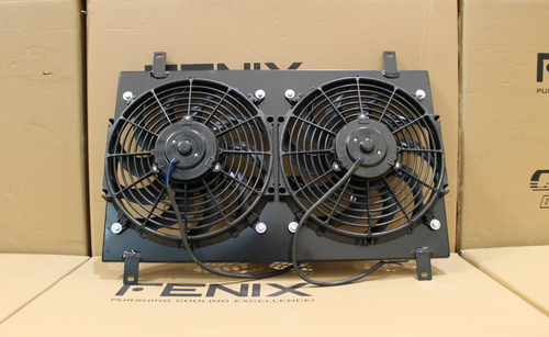 FENIX Fan Shroud Kit Holden Kingswood HQ-HZ/Torana LH-LX (Top/Bottom Tabs Fits Fenix Rad Only) - Black FENIX Fan Shroud Kit Holden Kingswood HQ-HZ/Torana LH-LX (Top/Bottom Tabs Fits Fenix Rad Only) - Black