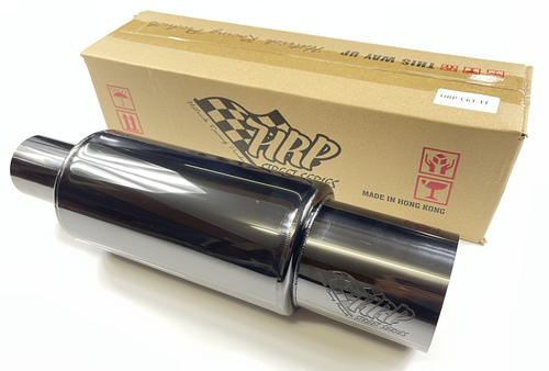 HRP Cannon Muffler (Titanium Finish) 2.5" Inlet, 3.5" Tip