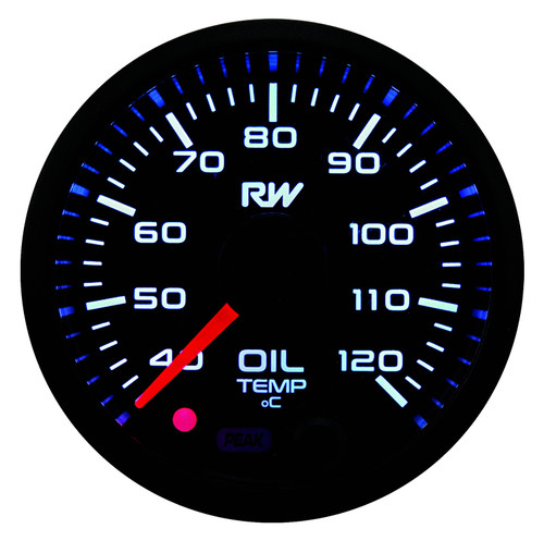 RACEWORKS 52MM ELECTRONIC OIL TEMPERATURE GAUGE KIT RACEWORKS 52MM ELECTRONIC OIL TEMPERATURE GAUGE KIT