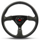 Steering Wheel Leather 14" ADR Director Black Spoke