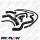 Proflow Radiator Hose Kit, Silicone, Black, For Ford Falcon BA-FG, 6 Cyl Barra 4.0L, XR6 Turbo, Kit PFERHK307