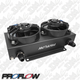 Proflow Oil Cooler Kit, Ultra Pro, 19 Row, Dual Fan 625 CFM, AN10 ORB Female, Aluminium, Black PFEOC19-DF