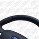 Retro Ford/FPV FG Falcon Steering Wheel Black Leather Red Stitching Flat Bottom FG-FB-RED-ST