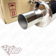 HRP Cannon Muffler (Polished/Blued Tip) 2" Inlet, 3.5" Tip