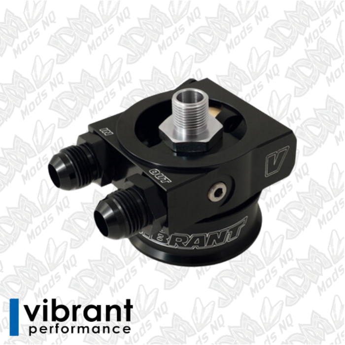 Vibrant Thermostatic Oil Cooler Sandwich Adapter w/Spacer