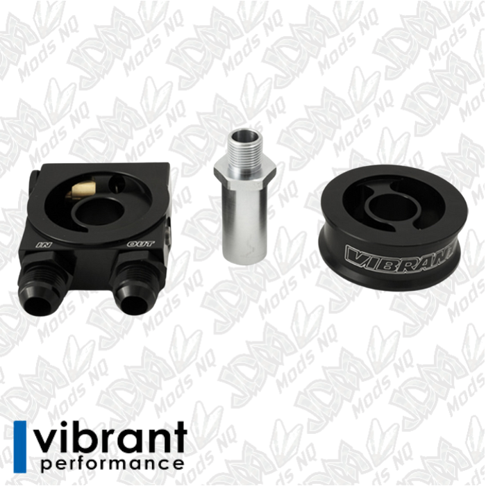 Vibrant Thermostatic Oil Cooler Sandwich Adapter w/Spacer main image 1