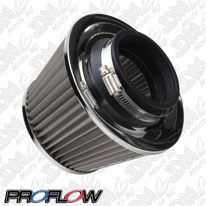 Proflow Air Filter Pod Stainless 100mm High 76mm (3in) Neck