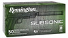 Remington Ammunition Subsonic, Rem 28428 S45ap4 Subsonic 45a 230fneb 50/10 105321 23.54 $ physical Handgun Ammunition Remington Ammunition Oakland Tactical Guns firearms shooting