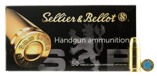 Sellier & Bellot Handgun, S&b Sb9suba 9mm 140 Fmj Sub 50/20 Subsonic Ammo Sellier & Bellot 61883 17.7 New Oakland Tactical physical $ Guns Firearms Shooting