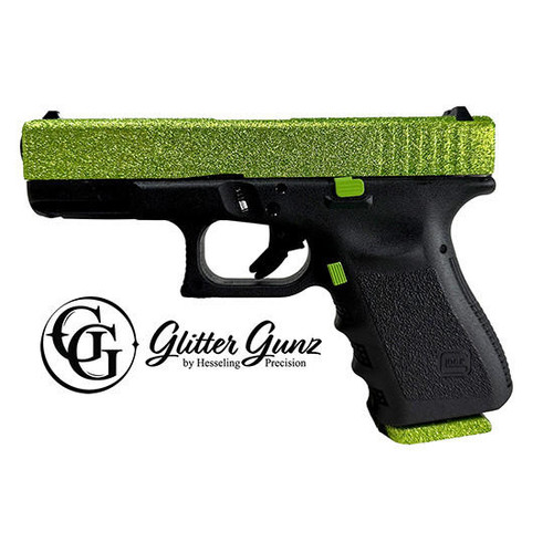 GLOCK 19 GEN3 9MM ZOMBIE GREEN GLITTER GUNZ Handguns Glock GLOCK UI1950203ZGGG 599.99 New Oakland Tactical physical $ Guns Firearms Shooting