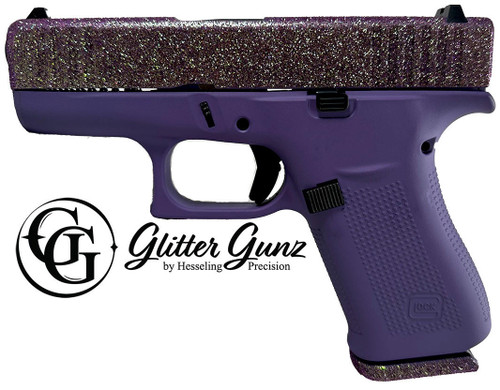 GLOCK 43 9MM GLITTER GUNZ JOKER Handguns Glock GLOCK PX4350201JOK 599.99 New Oakland Tactical physical $ Guns Firearms Shooting