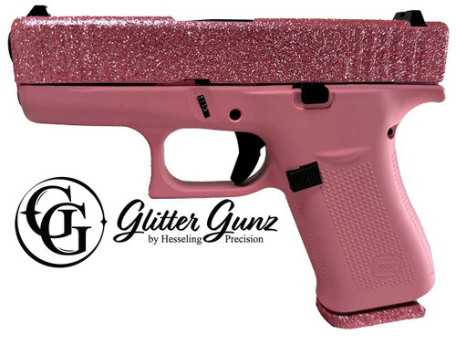 GLOCK 43X 9MM GLITTER GUNZ BUBBLE GUM GLOCK PX4350201GUM 649 $ physical Handguns Glock Oakland Tactical Guns firearms shooting