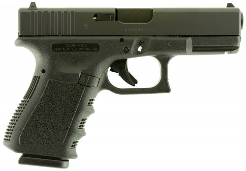 GLOCK 19 GEN3 9MM 4.02 10RD FXD GLOCK UI1950201 499 $ physical Handguns Glock Oakland Tactical Guns firearms shooting