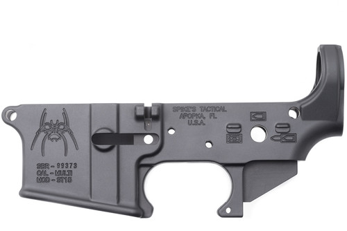 Spike's Tactical Lower (Multi) Forged Spider - Bullet Markings MFG # STLS019 UPC # 855319005044