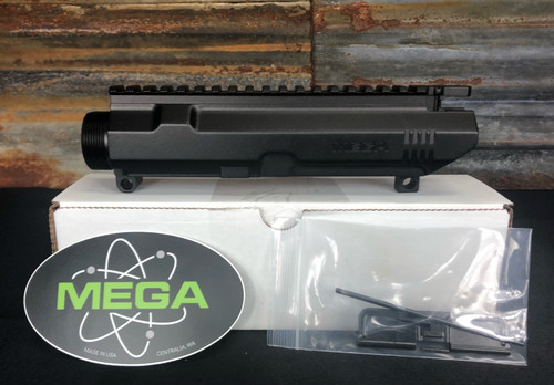 MEGA ARMS MATEN BILLET UPPERS-BLACK HARD ANODIZING, UPC# 811338035066