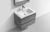 Alma-Pre 30″ Cement Gary Wall Mount Vanity With A Integrated Sink Alma-Pre 30″ Cement Gary Wall Mount Vanity With A Integrated Sink