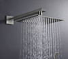 Alam Empolo 8" Wall mount Rain Shower Set - Brush Nickel Finish