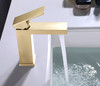 Alma bathroom Basin Faucet 32001BG - Brush Gold  - UPC Certified