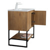 Allen 30 inch free standing vanity with a integrated white sink