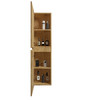 Alma wall mounted side cabinet / Natual Oak Finish