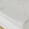 Givana 84" doubel sink Vanity with Milano White Stone Top and White Sink