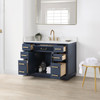 Givana 48" Vanity with Milano White Stone Top and White Sink