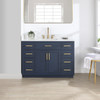 Givana 48" Vanity with Milano White Stone Top and White Sink