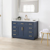 Givana 48" Vanity with Milano White Stone Top and White Sink