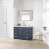 Givana 48" Vanity with Milano White Stone Top and White Sink