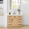 Givana 42" Vanity with Milano White Stone Top and White Sink