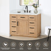 Givana 42" Vanity with Milano White Stone Top and White Sink