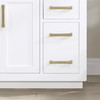 Givana 36" Vanity with Milano White Stone Top and White Sink