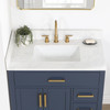 Givana 36" Vanity with Milano White Stone Top and White Sink