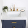 Givana 30" Vanity with Milano White Stone Top and White Sink